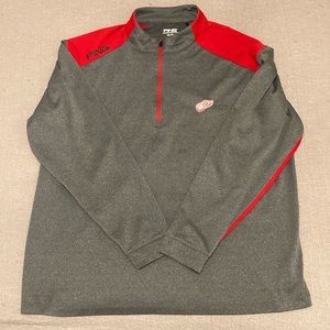 PING Detroit Red Wings Quarter Zip Sensor Cool